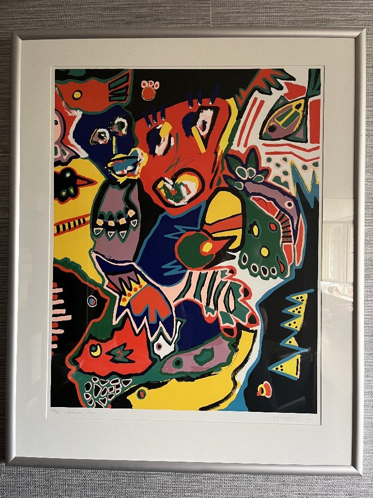 mooi schilderij van Marianne Naerebout African Jungle, Ophalen, Abstract
