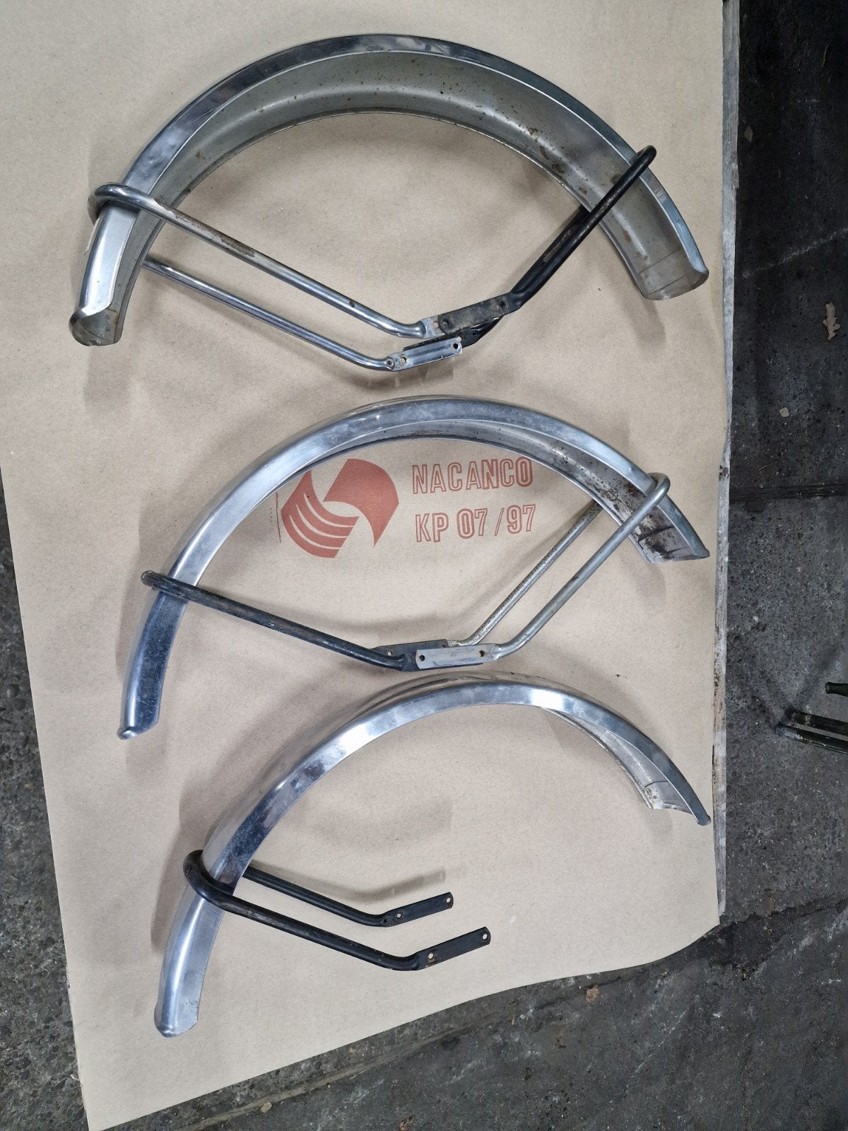 Kreidler RVS voorspatborden 3x, alles in 1 koop., Ophalen of Verzenden, Nieuw