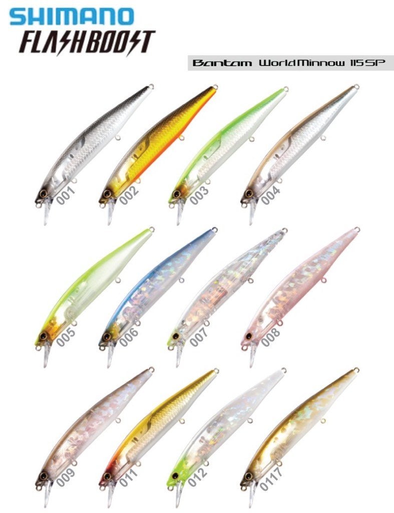 Shimano Bantam World Minnow 115SP 11,5cm 17g Suspending., Ophalen of Verzenden, Nieuw, Overige typen