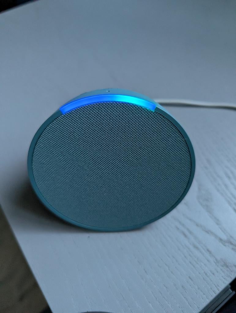 Amazon Echo Pop | Smart speaker met Alexa, Audio, Tv en Foto, Luidsprekers, Zo goed als nieuw, Overige typen, Minder dan 60 watt