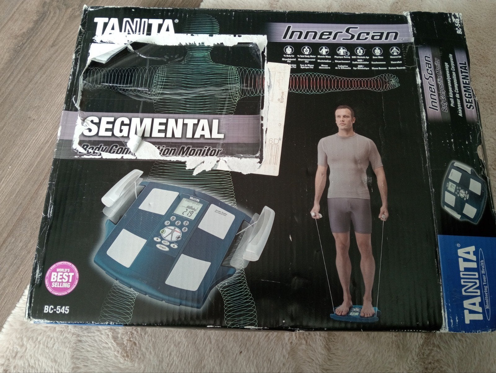 Tanita InnerScan BC-analyse Weegschaal, Ophalen, 1 tot 500 gram, Personenweegschaal, 100 kg of meer