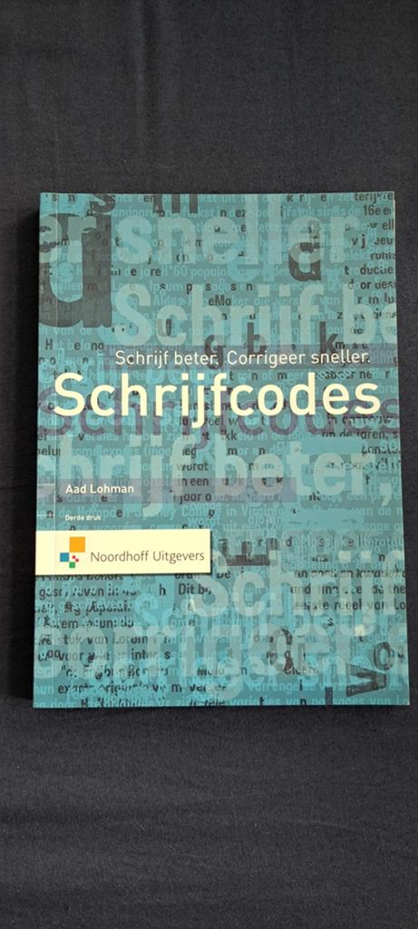 Schrijfcodes - Aad Lohman (3e druk), Zo goed als nieuw, Aad Lohman, Alpha, HBO