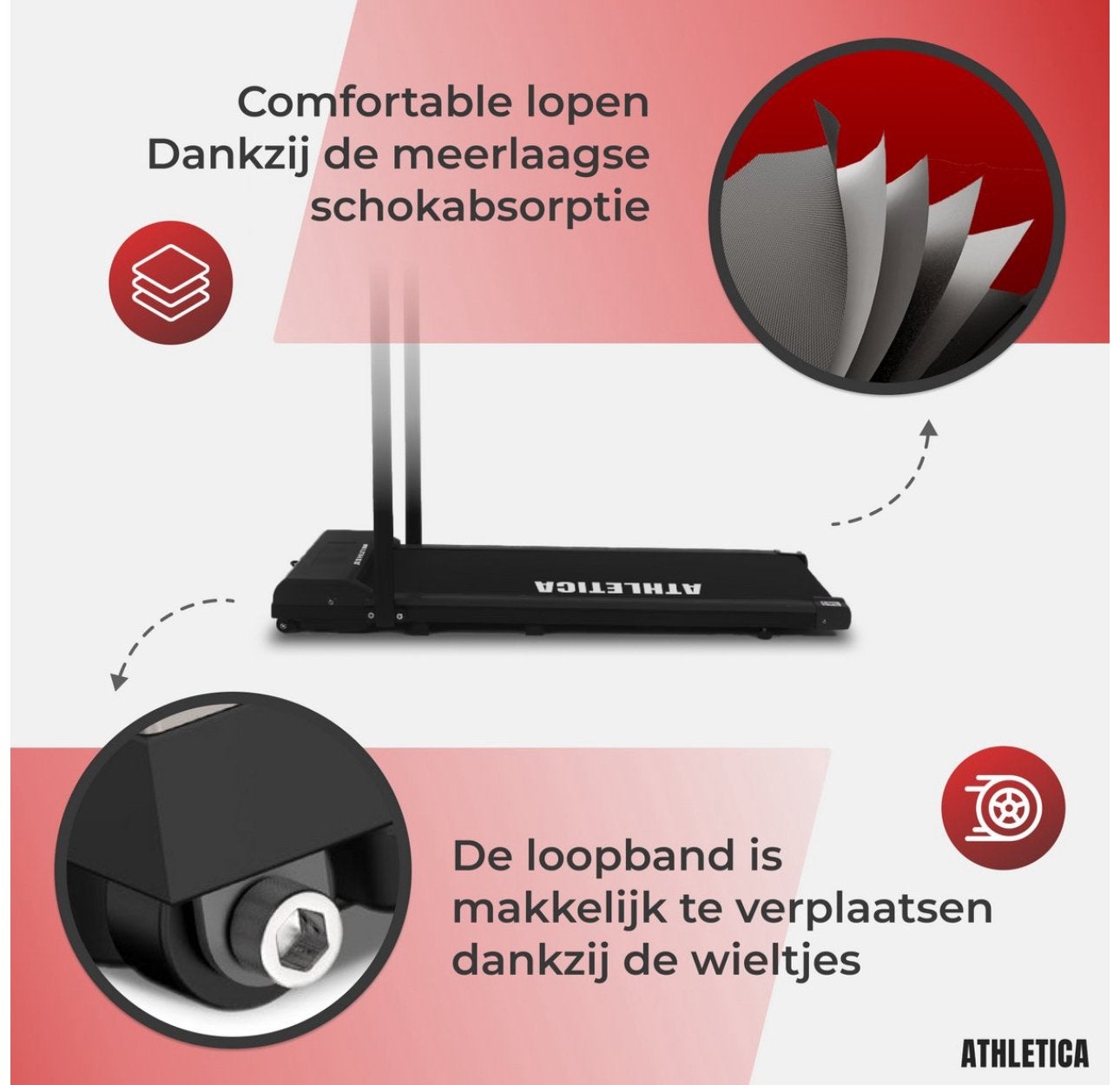 Foto 9 van Loopband tot 10 km/u met app, telefoonhouder (als NIEUW)