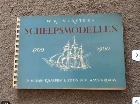 Scheepsmodellen 1700-1900 - W.K. Versteeg, Ophalen of Verzenden, Gelezen, W.K. Versteeg, Boot