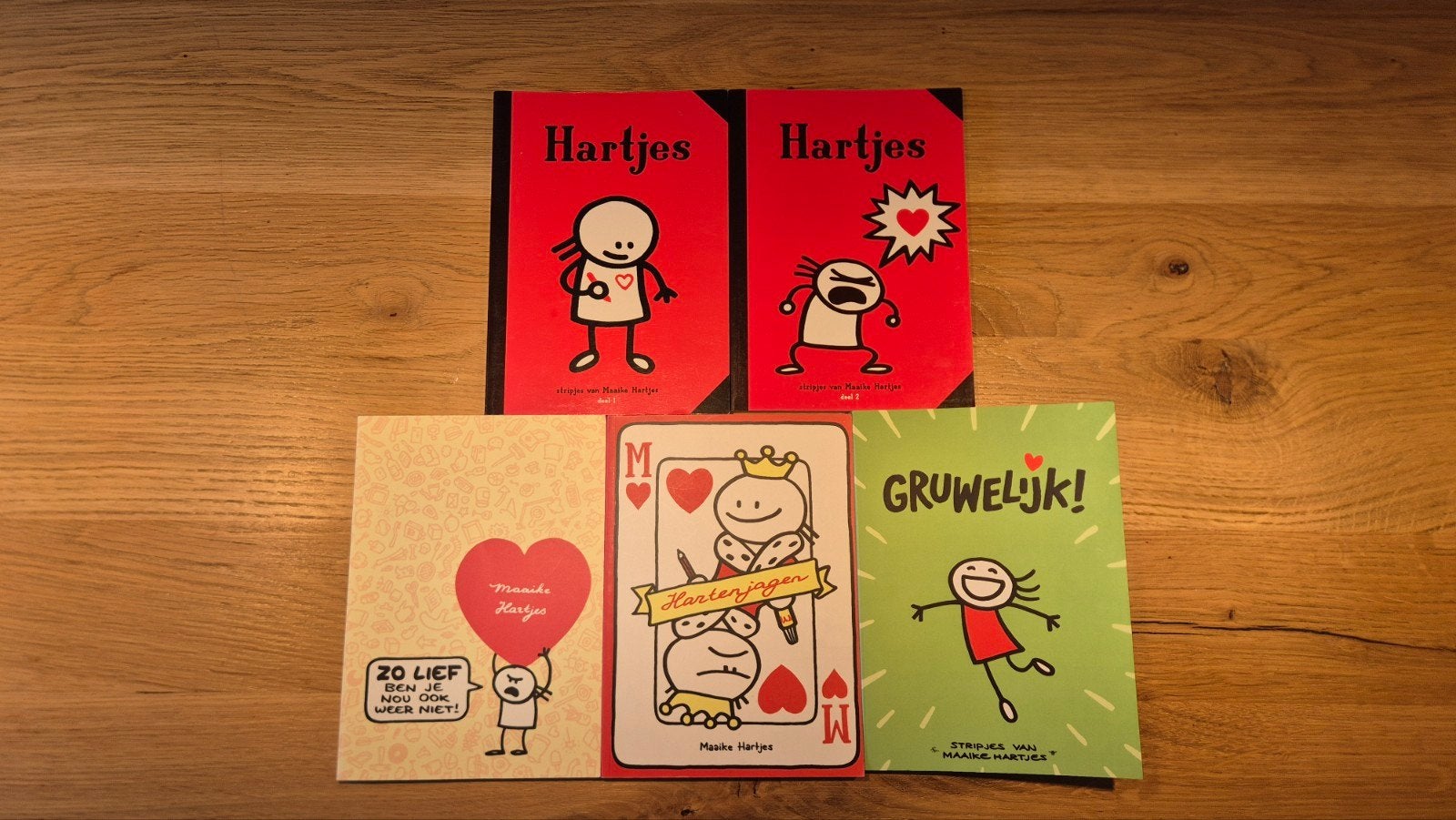 5 Maaike Hartjes stripboeken, Meerdere stripboeken, Ophalen of Verzenden, Gelezen, Maaike Hartjes
