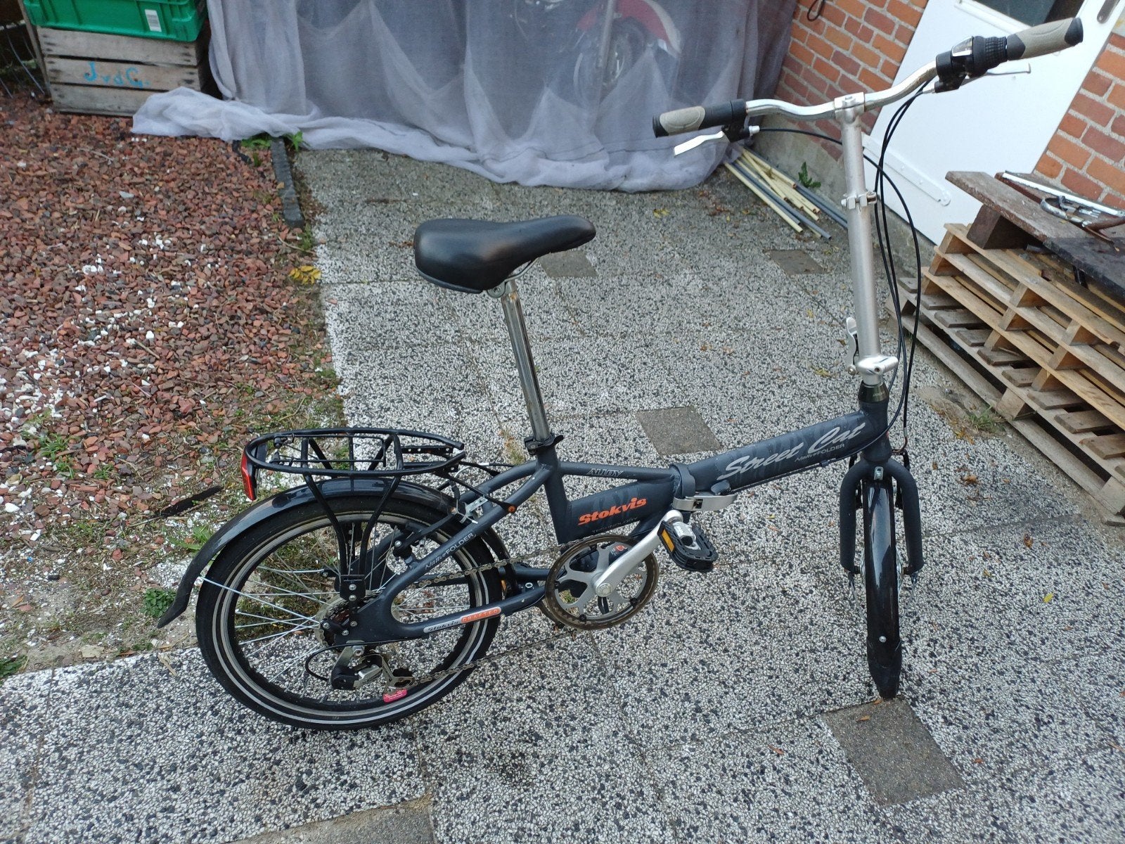 vouwfiets stokvis, 20 inch of meer, Gebruikt, Velgrem, Totaal opvouwbaar