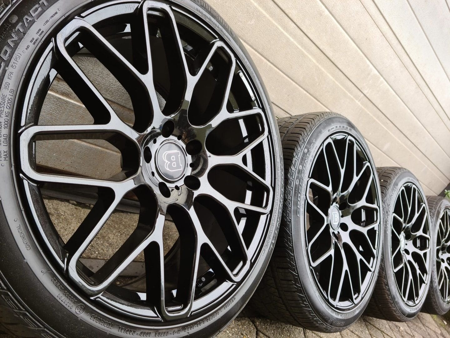 22 " Mercedes G Klasse Brabus G500 G55 G63 W463 W464 velgen, 295 mm, -, -, Banden en Velgen