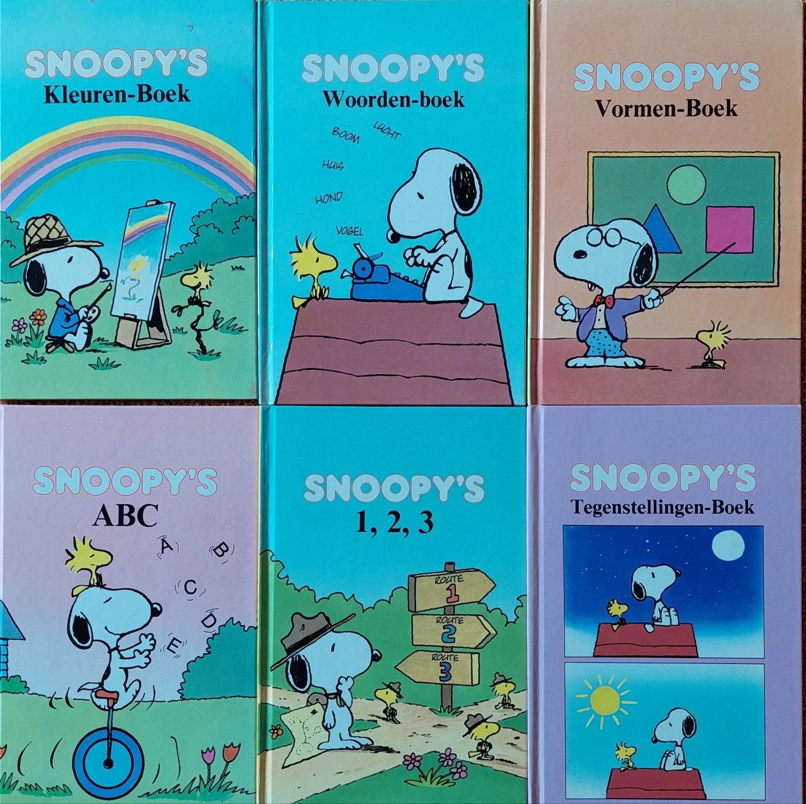 6 Snoopy boeken, Boeken, Fictie algemeen, Charles Monroe Schulz, Nancy Hall, Ophalen of Verzenden, Zo goed als nieuw