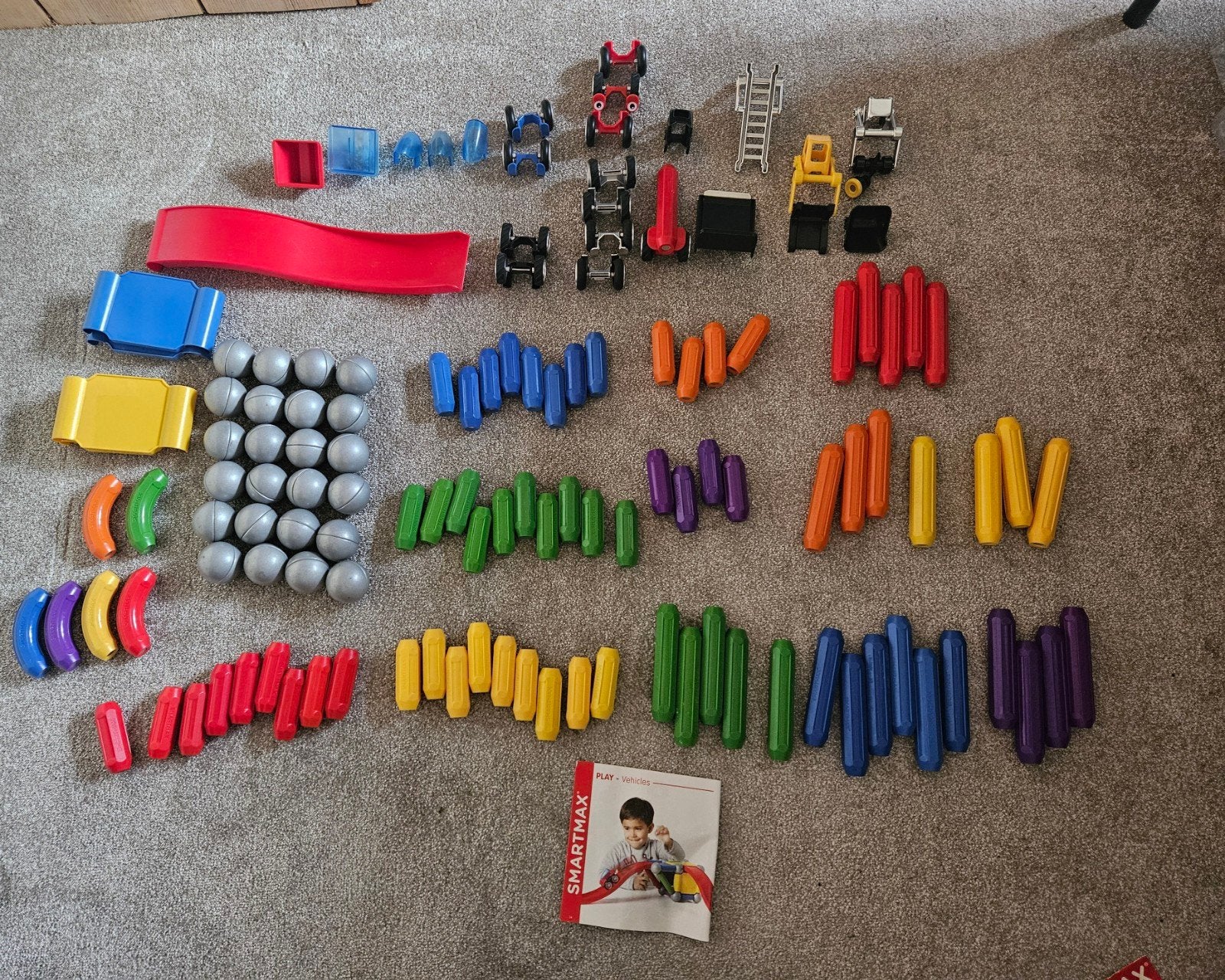 SmartMax magnetisch constructiespeelgoed met voertuigen, Ophalen