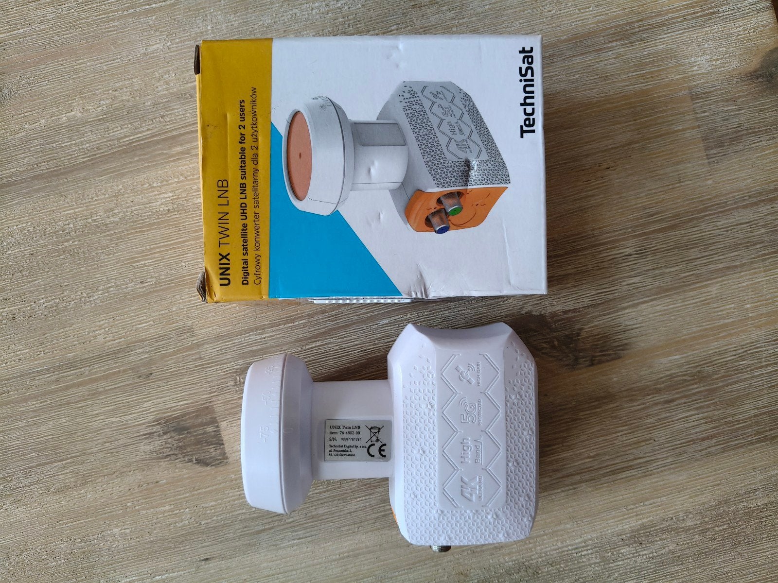 Unix Twin LNB, Ophalen, Nieuw, Detector, Sensor of Melder, Rook
