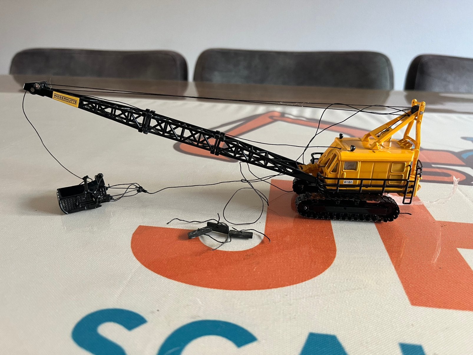 Weserhütte W 180 dragline NZG 558, Ophalen of Verzenden, Zo goed als nieuw, Hijskraan, Tractor of Landbouw, Overige merken