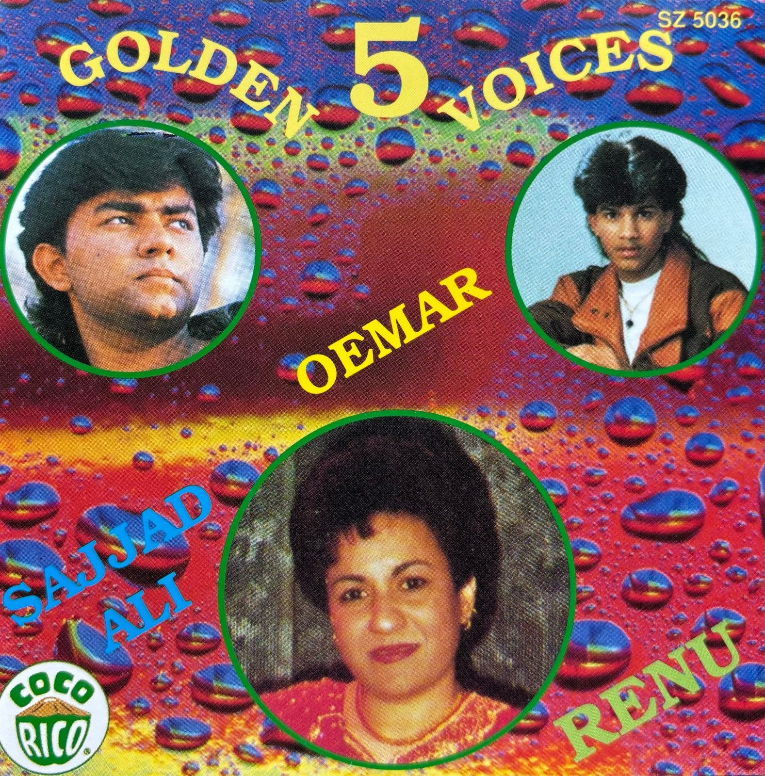 Golden 5 Voices - Oemar, Sajjad Ali, Renu - CD, Verzenden, Gebruikt, Album, Inclusief doosje