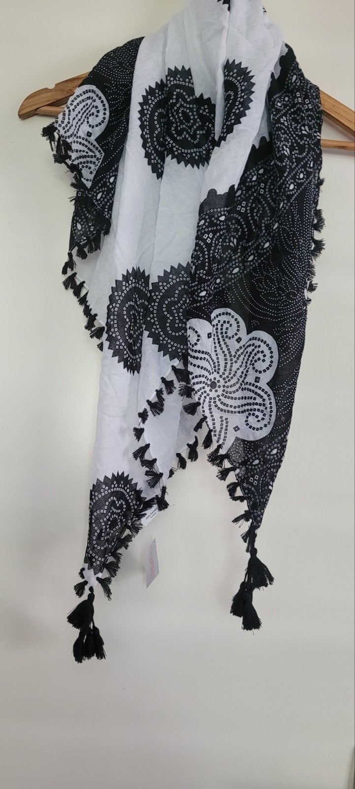 Summer vibe sjaal hippe kwastjes, Ophalen of Verzenden, Nieuw, Maat 46/48 (XL) of groter, Sjaal