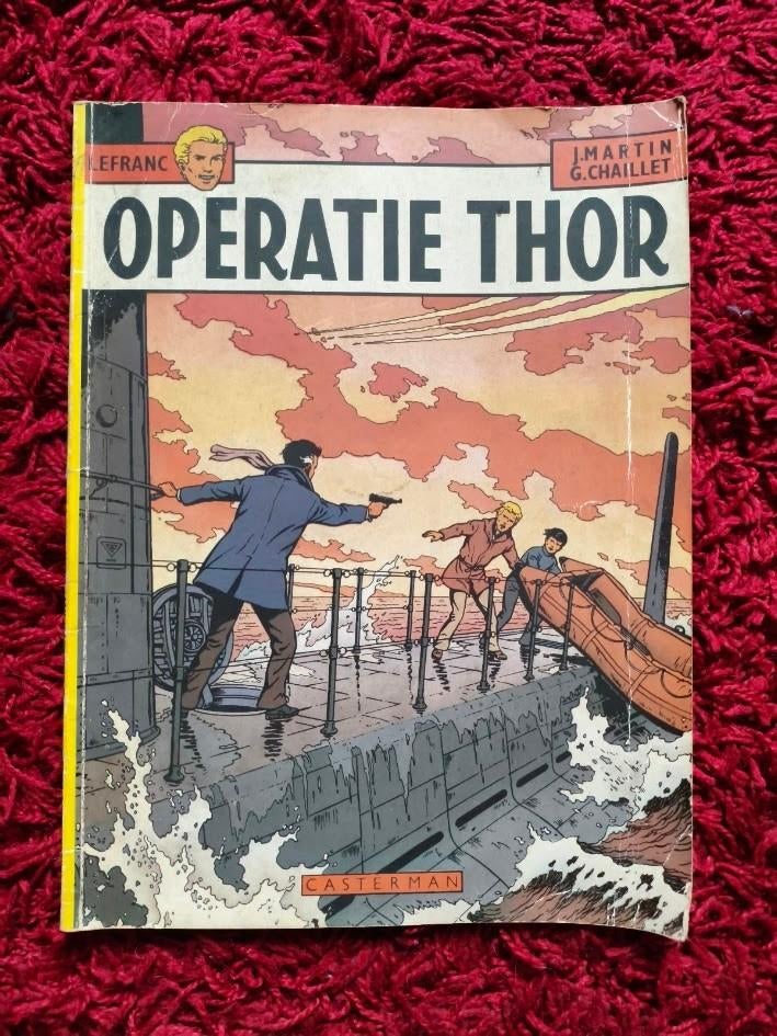 Lefranc –Operatie Thor ( deel 6 ) stripboek, Eén stripboek, Ophalen of Verzenden, Gelezen