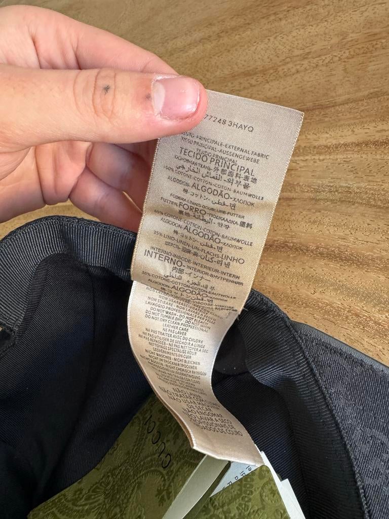 Gucci pet met tags, Kleding | Heren, Ophalen of Verzenden, Nieuw, Overige maten, Zwart