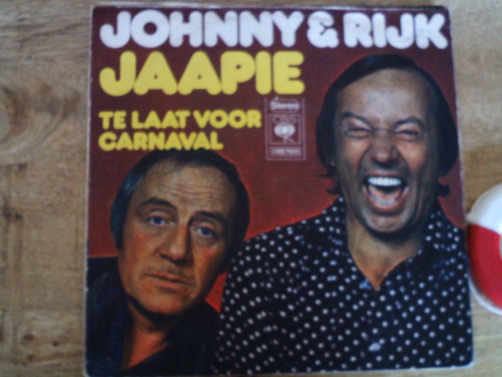johnny & rijk - jaapie  3jul, 7 inch, Ophalen of Verzenden, Zo goed als nieuw, Fotohoes