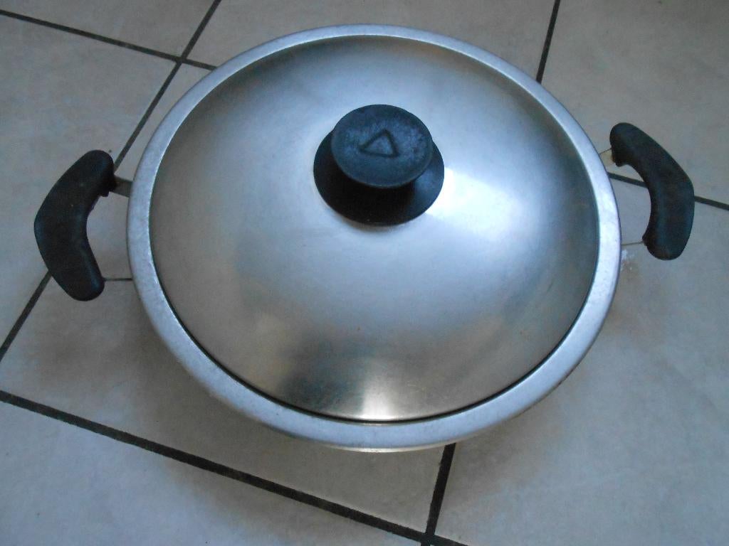 AMC braadpan, Huis en Inrichting, Keuken | Potten en Pannen, Ophalen, Zo goed als nieuw, Rvs, Koekenpan of Braadpan