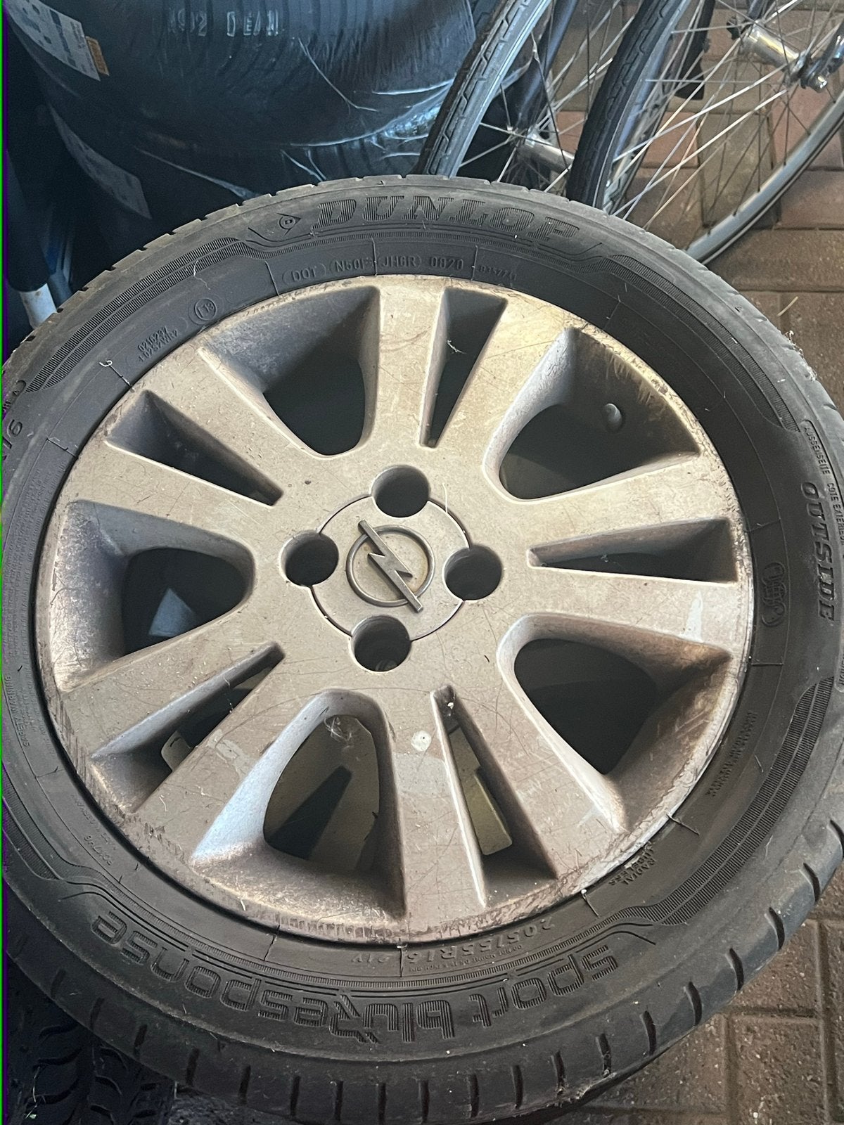 Banden met lichtmetalen velgen, profiel > 5 mm, Auto diversen, Auto-accessoires, Ophalen, Gebruikt