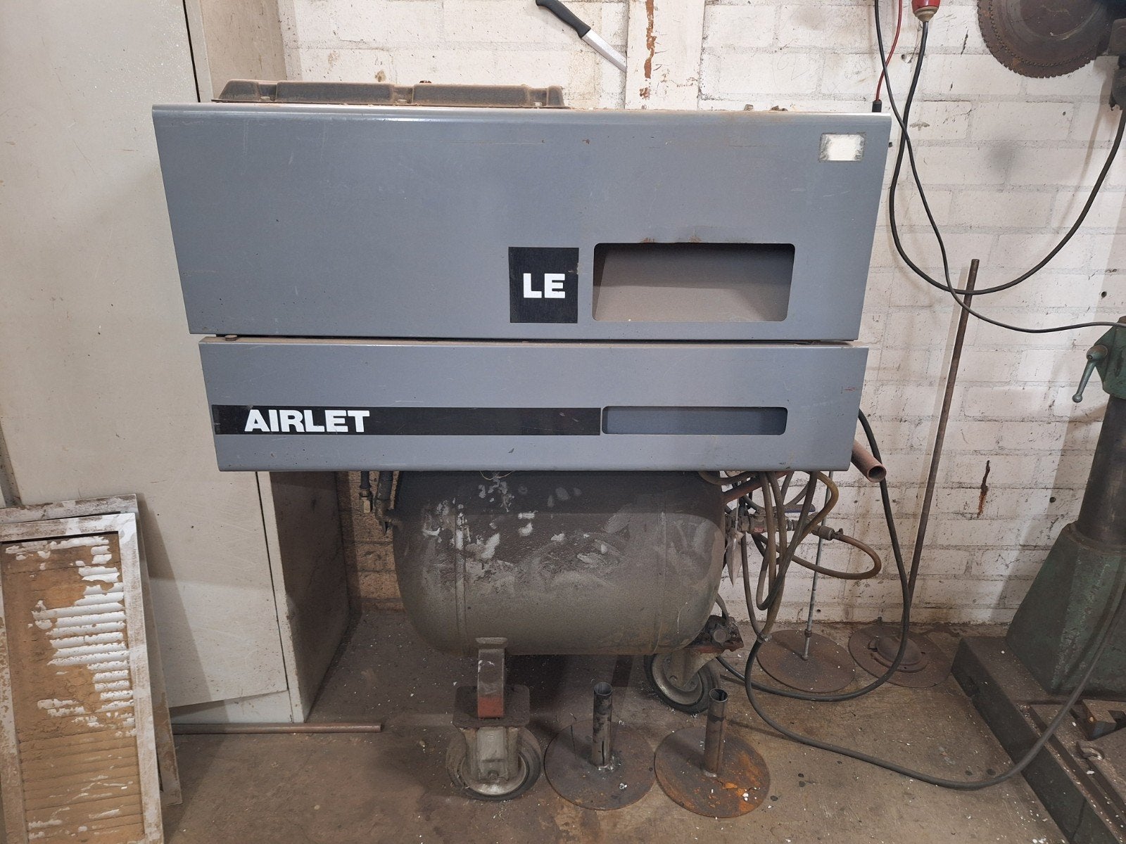 Atlas Copco Airlet LE Compressor - Gebruikt, Ophalen, Gebruikt, 400 tot 800 liter/min, Mobiel