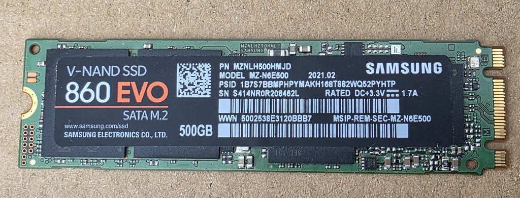 ZGAN Samsung NVMe SSD 500 GB voor de nieuwere laptops/Pc’s, Intern, Gebruikt, SSD, Ophalen of Verzenden