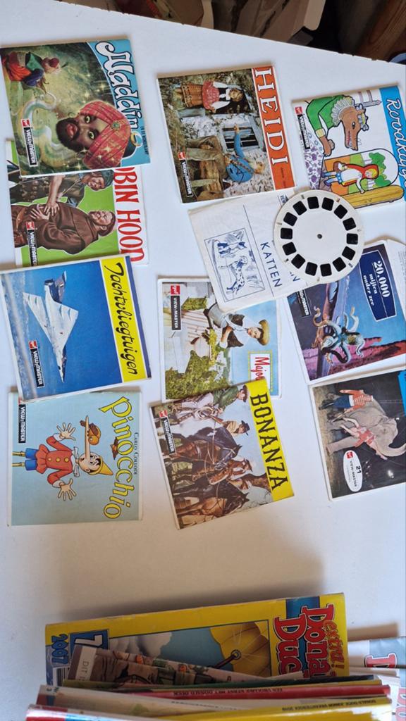 Vintage View-Master schijven en boekjes - Diverse titels, Ophalen of Verzenden, Gebruikt
