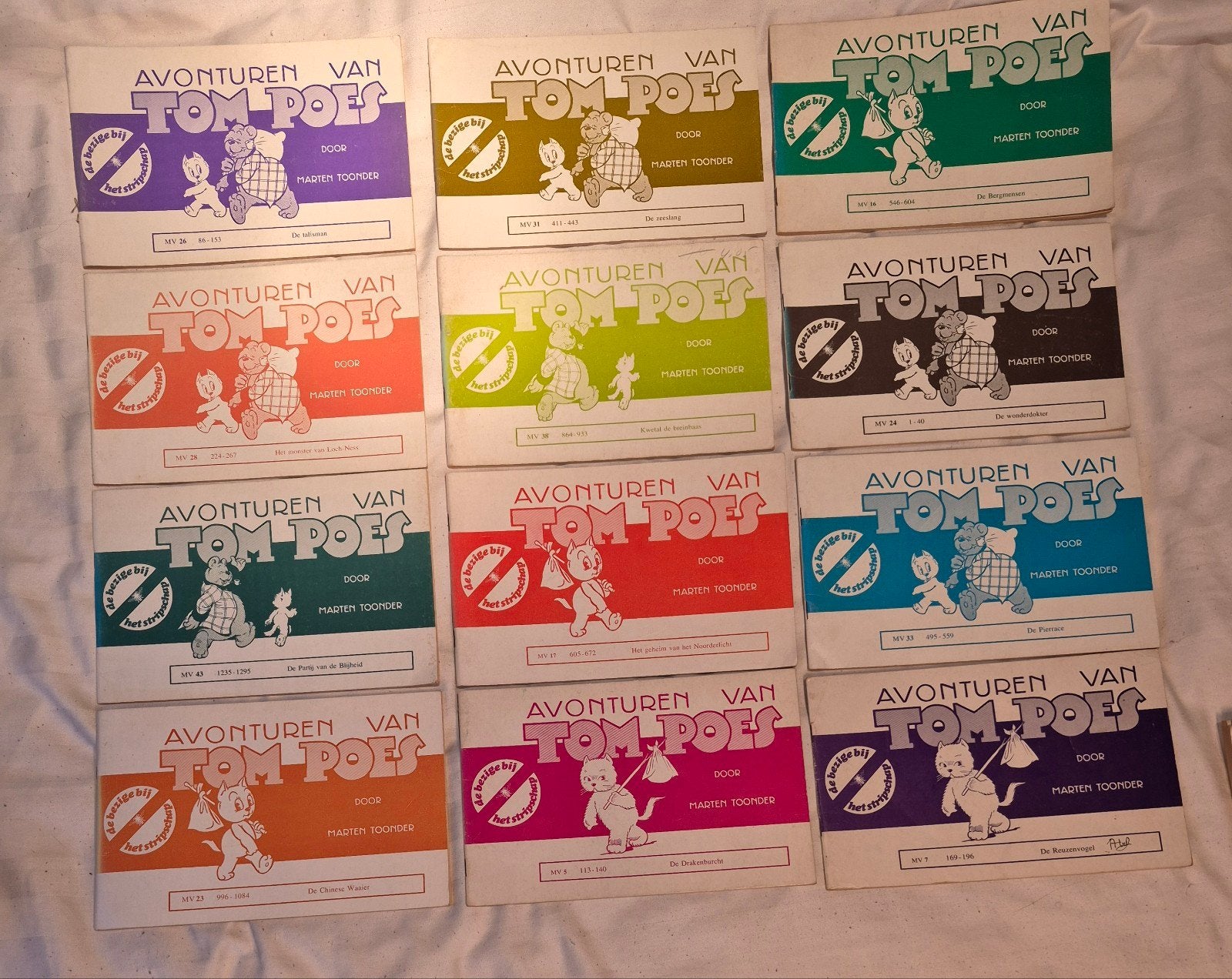 27 complete Tom Poes stripboekjes in goede staat, Boeken, Meerdere stripboeken, Ophalen of Verzenden, Gelezen, 27x Marten Toonder  en 3 andere