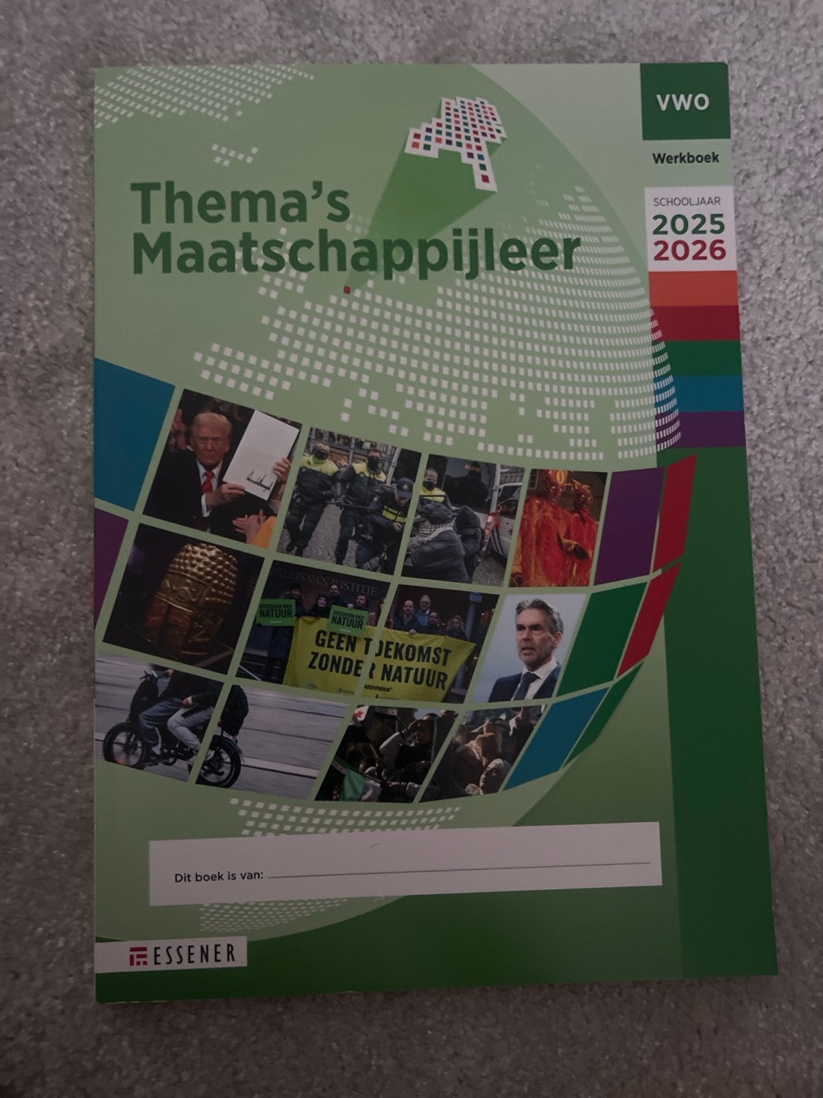Thema's Maatschappijleer VWO Werkboek 2025-2026, Ophalen, Nieuw, VWO, Maatschappijleer