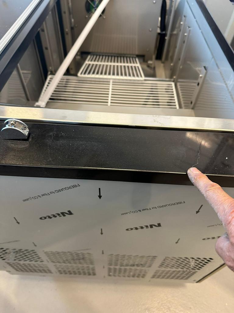 Saladette Workbench, Witgoed en Apparatuur, Vaatwasmachines, Ophalen, Zo goed als nieuw, 60 cm of meer
