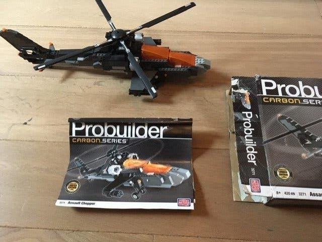 Megabloks Assault Chopper van Probuilder Carbon Series . 420, Overige merken, Helikopter, Ophalen of Verzenden, Zo goed als nieuw