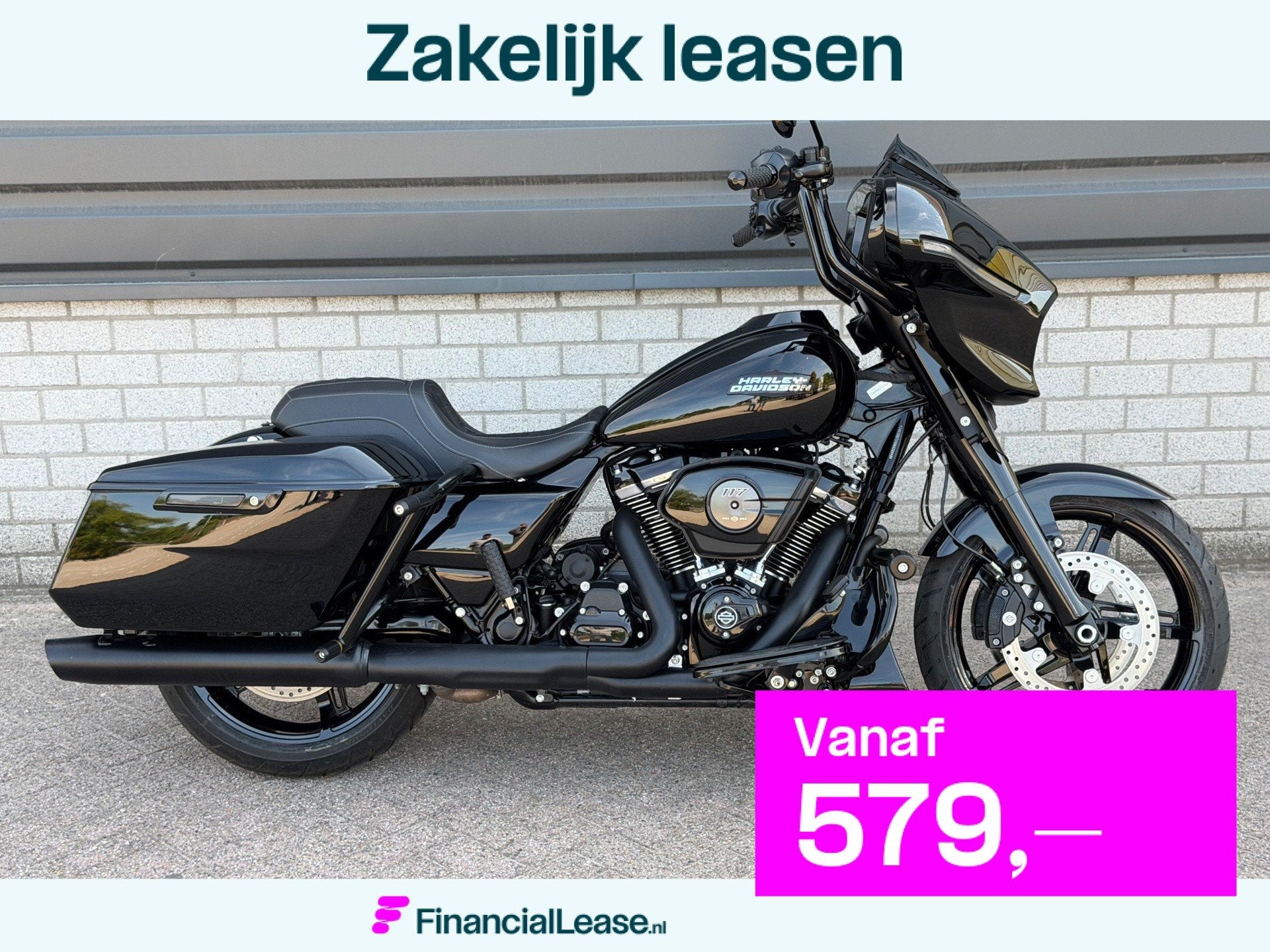 Harley Davidson FLHX Street Glide 117 BLACK EDITION BJ 2025, Bedrijf, Meer dan 35 kW, Toermotor, 1923 cc