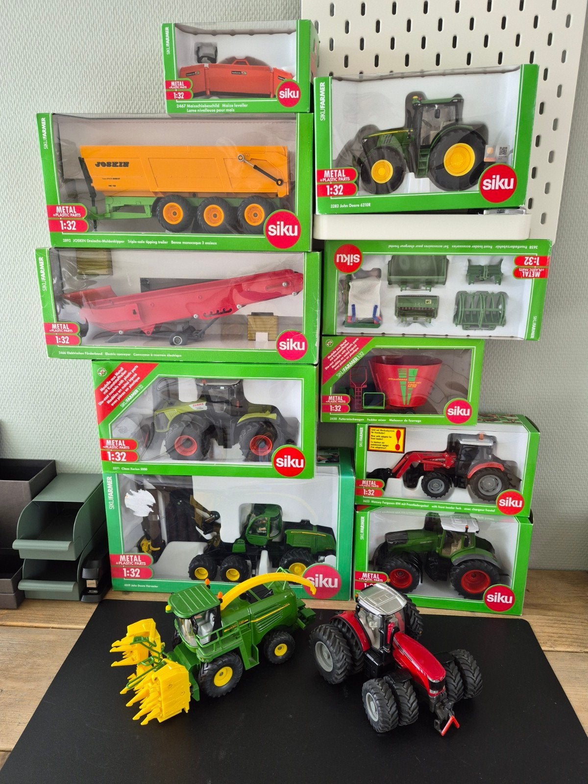 Siku 1:32 diverse zgan tractor, Hobby en Vrije tijd, Ophalen of Verzenden, Zo goed als nieuw, Tractor of Landbouw, SIKU