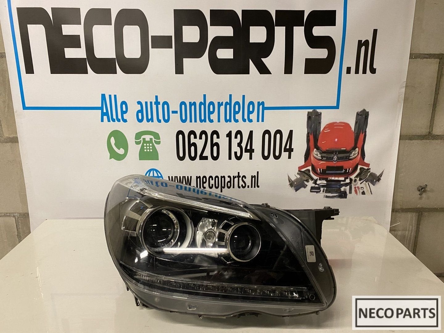 MERCEDES SLK W172 XENON BIXENON KOPLAMP RECHTS A1728203261, Gebruikt, -, Ophalen of Verzenden, -