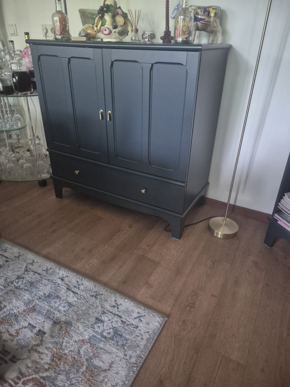 blauwe ikea kast, Ophalen, Zo goed als nieuw