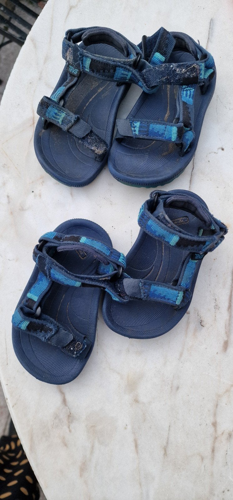 Teva baby sandalen - blauw, maat 22, Jongetje of Meisje, Gebruikt, Schoentjes, Teva