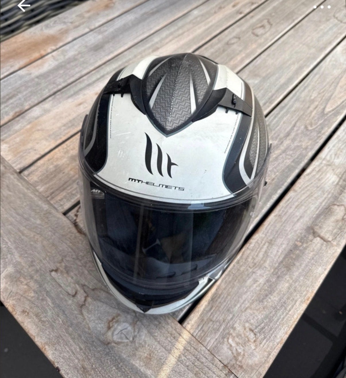 MT Helmets Blade Alpha motorhelm - Maat M (57-58), M, Heren, Integraalhelm, Tweedehands