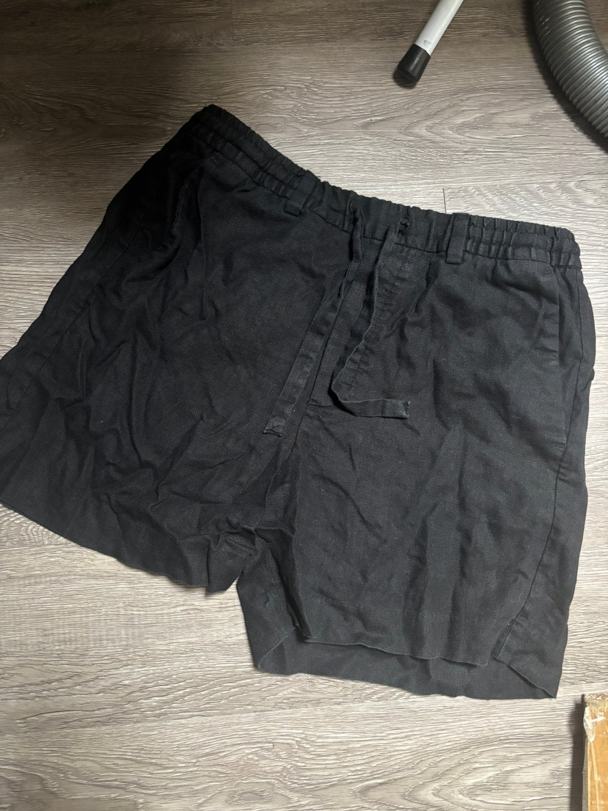 Zara korte broek 100 % linnen, Kleding | Heren, Broeken en Pantalons, Ophalen of Verzenden, Zo goed als nieuw, Zwart