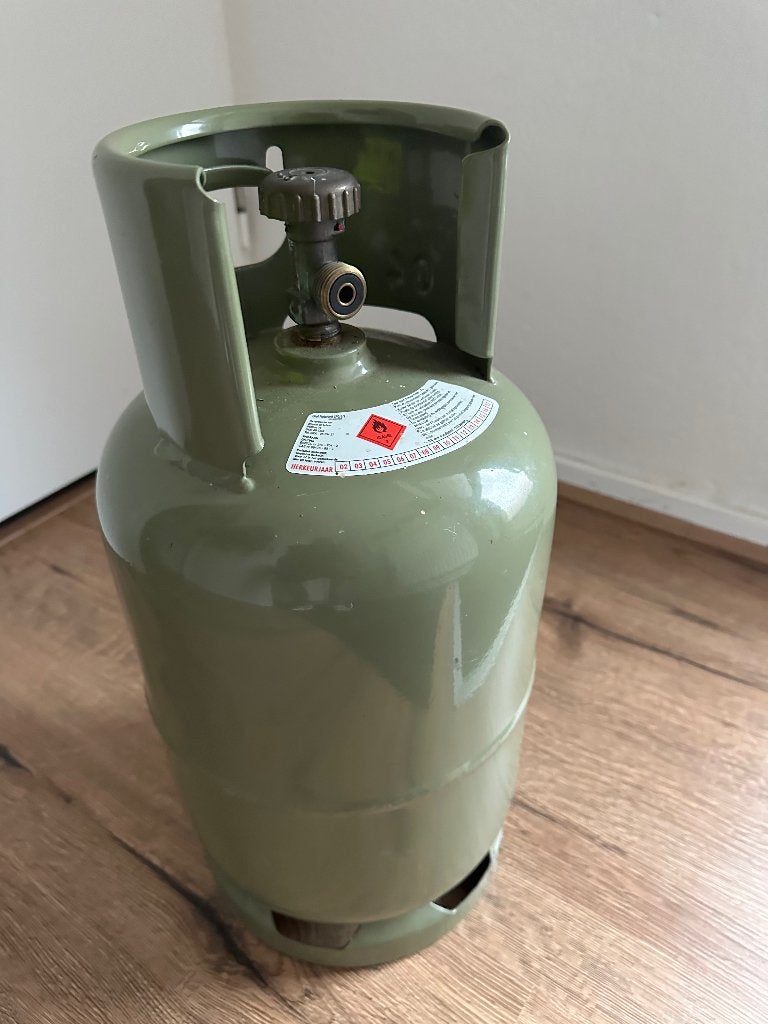 Gasfles, Ophalen, Gebruikt