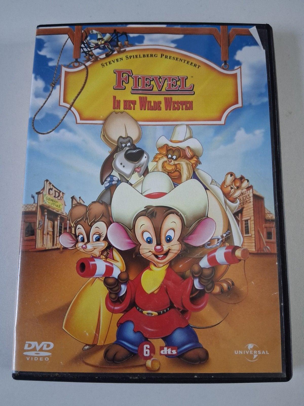 Fievel in het wilde westen, Vanaf 12 jaar, Verzenden, Zo goed als nieuw, Amerikaans