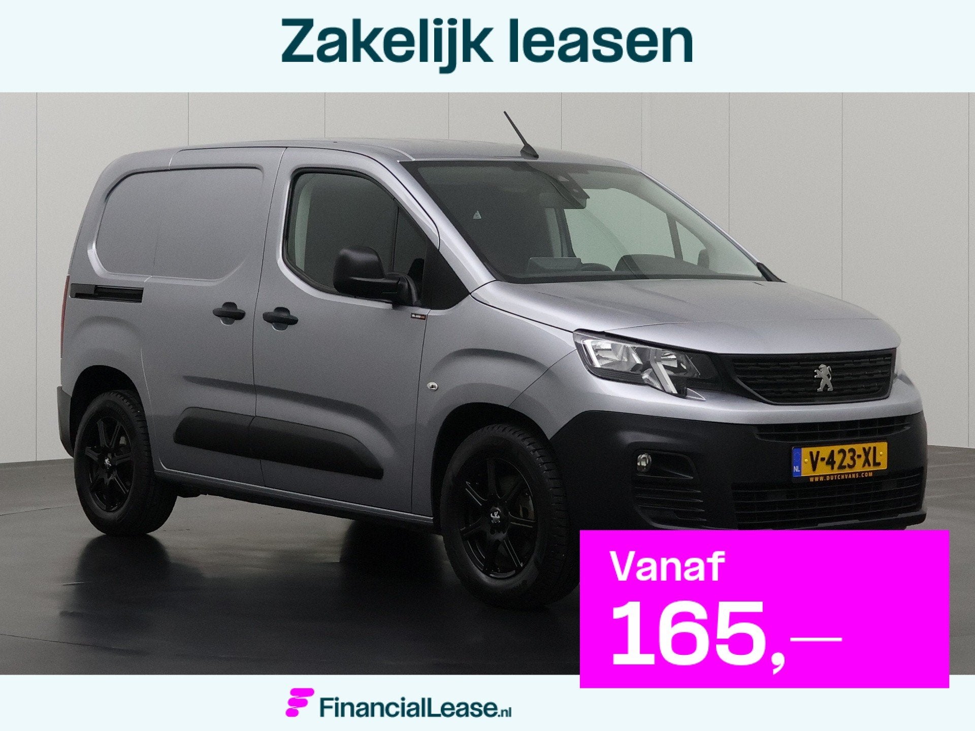 Peugeot Partner 1.6BlueHDI Grip | 3-Zits | Euro 6 | Navigati, Voorwielaandrijving, Stof, Gebruikt, 4 cilinders
