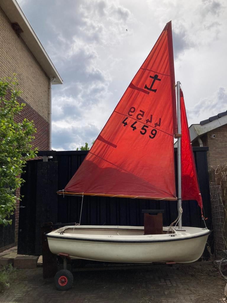 Complete zeilbootje inclusief handtrailer, Gebruikt, Minder dan 15 m², Overige typen, Ophalen