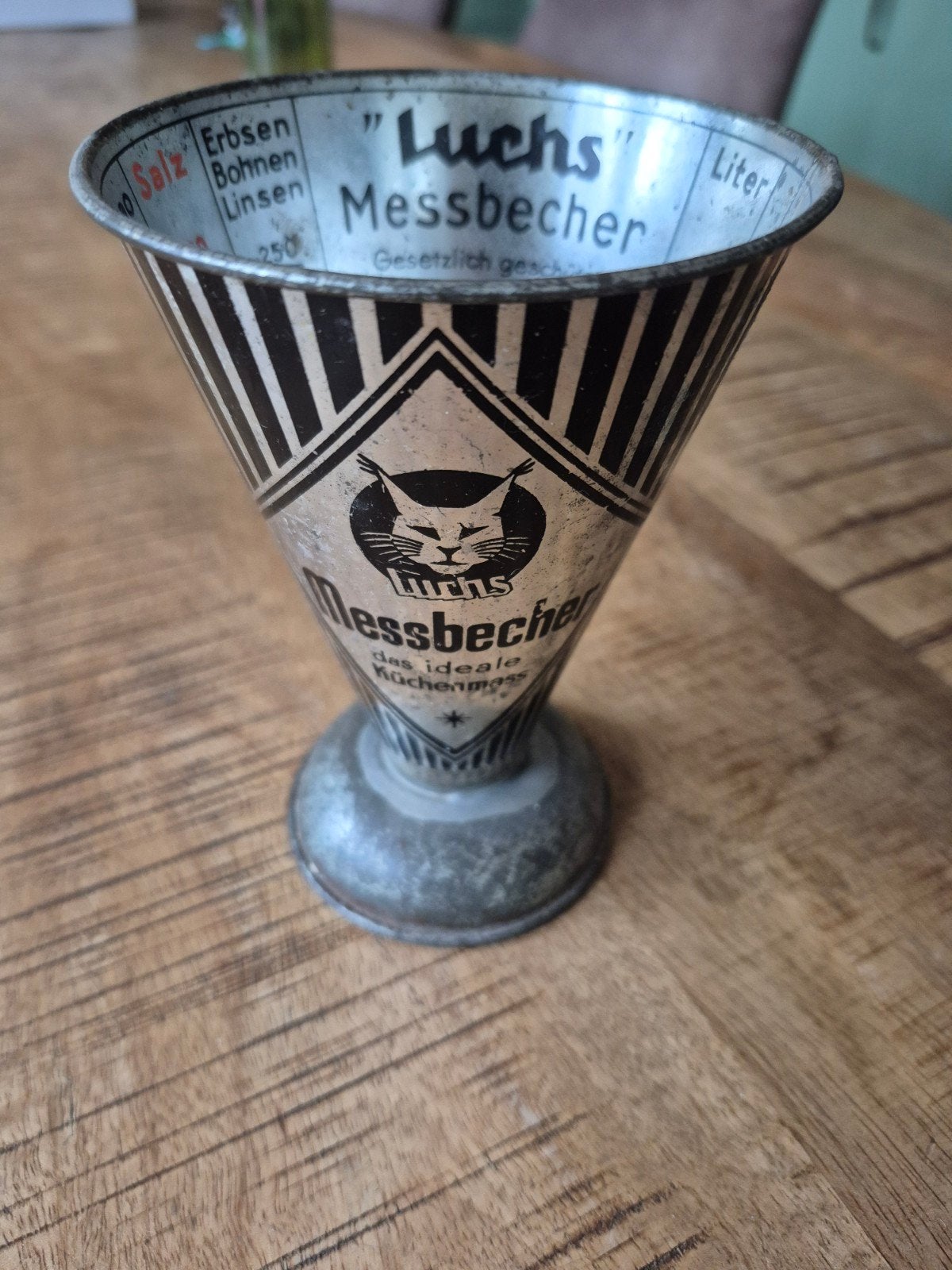 Antieke Maatbeker, Ophalen