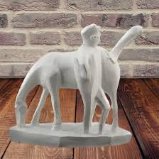 Peerd van ome Loeks, Minder dan 20 cm, Ophalen of Verzenden, Handgemaakt, Beeld