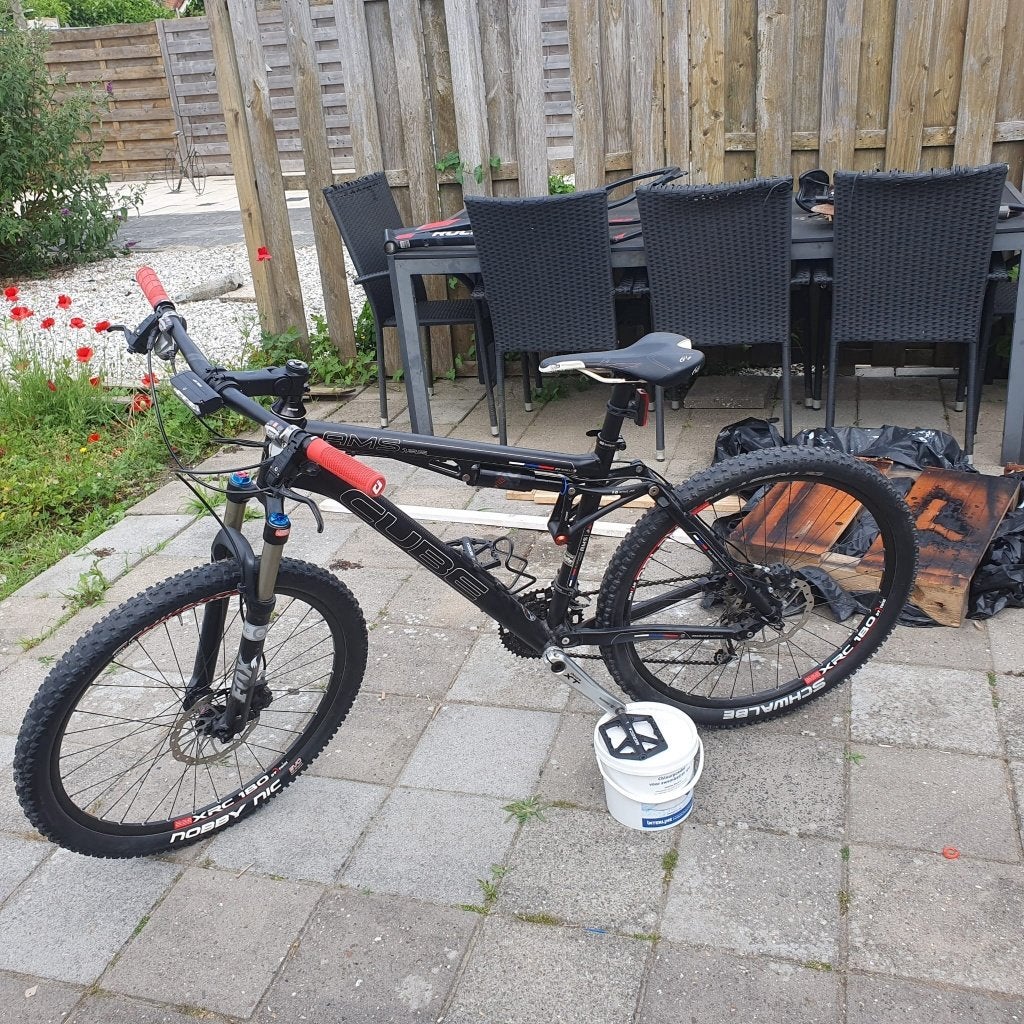 Full suspension cube ams 125, 45 tot 49 cm, Zo goed als nieuw, Schijfrem, Ophalen