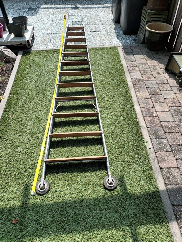 Stalen (bibliotheek)ladder, Ophalen, Gebruikt, Ladder, 2 tot 4 meter