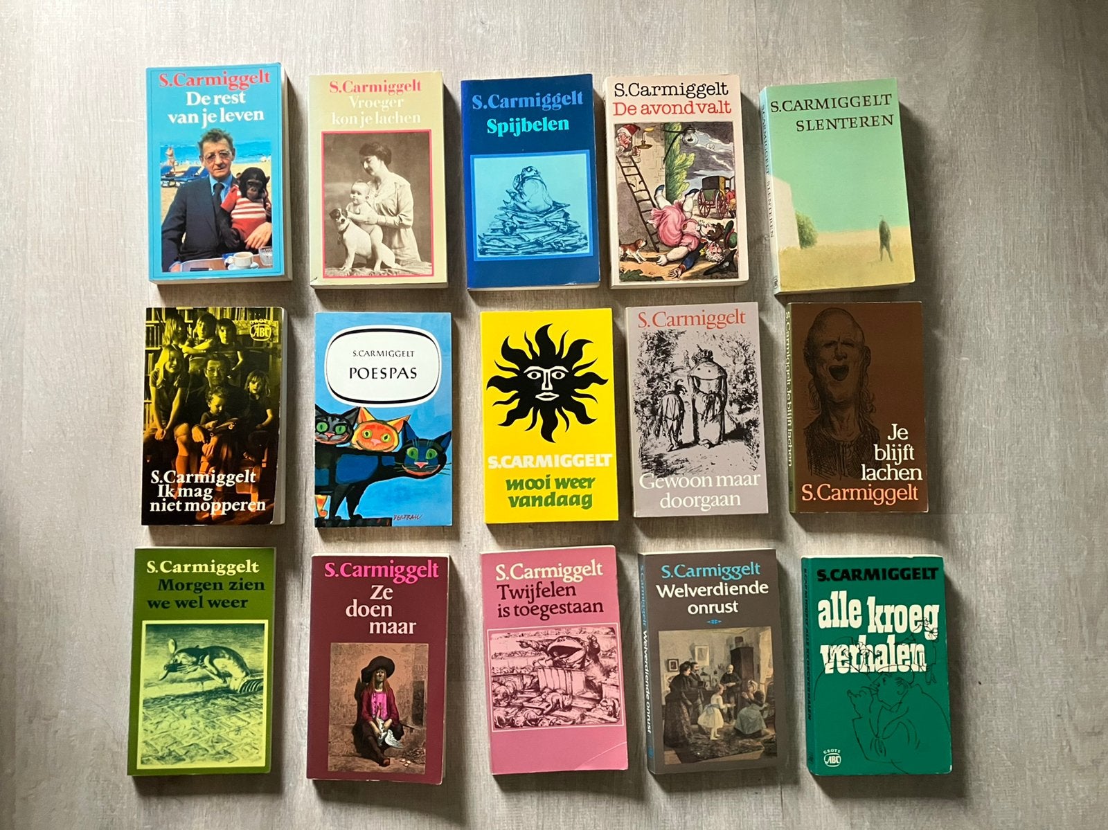 Simon Carmiggelt, 15 boeken
