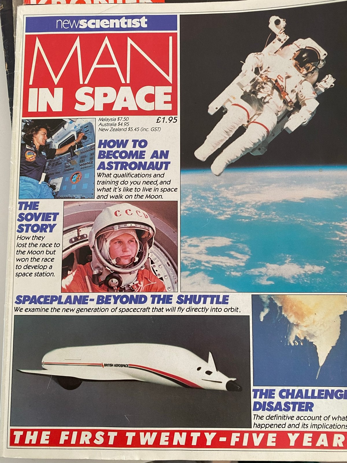 New Scientist: Man in Space (1986), Ophalen of Verzenden, Gelezen, Wetenschap en Natuur