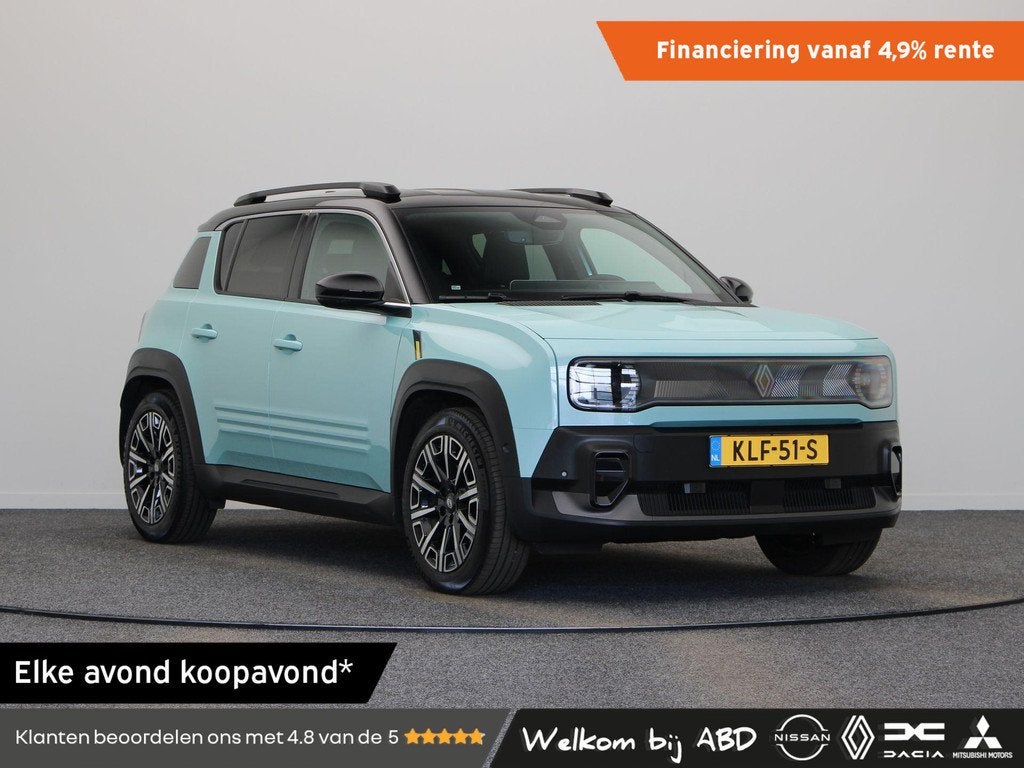 Renault 4 comfort range iconic 52 kWh | Harman Kardon Audio, Auto's, Renault, Gebruikt, 750 kg, 150 pk, Leder en Stof