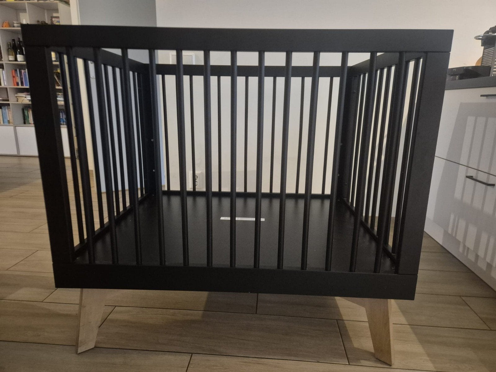 Kidsmill Sixties Box Zwart - verstelbare bodem, Ophalen, Gebruikt, Vierkant
