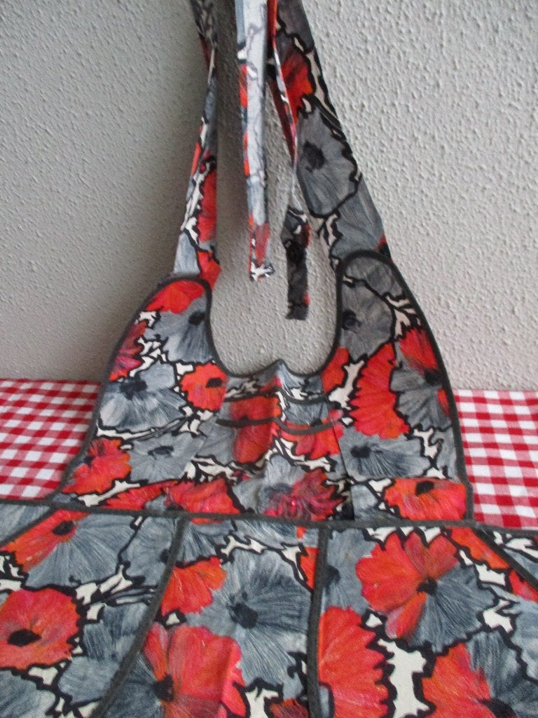 Gezellig Vintage Schort Retro Keukentextiel, Ophalen of Verzenden, Huis en Inrichting