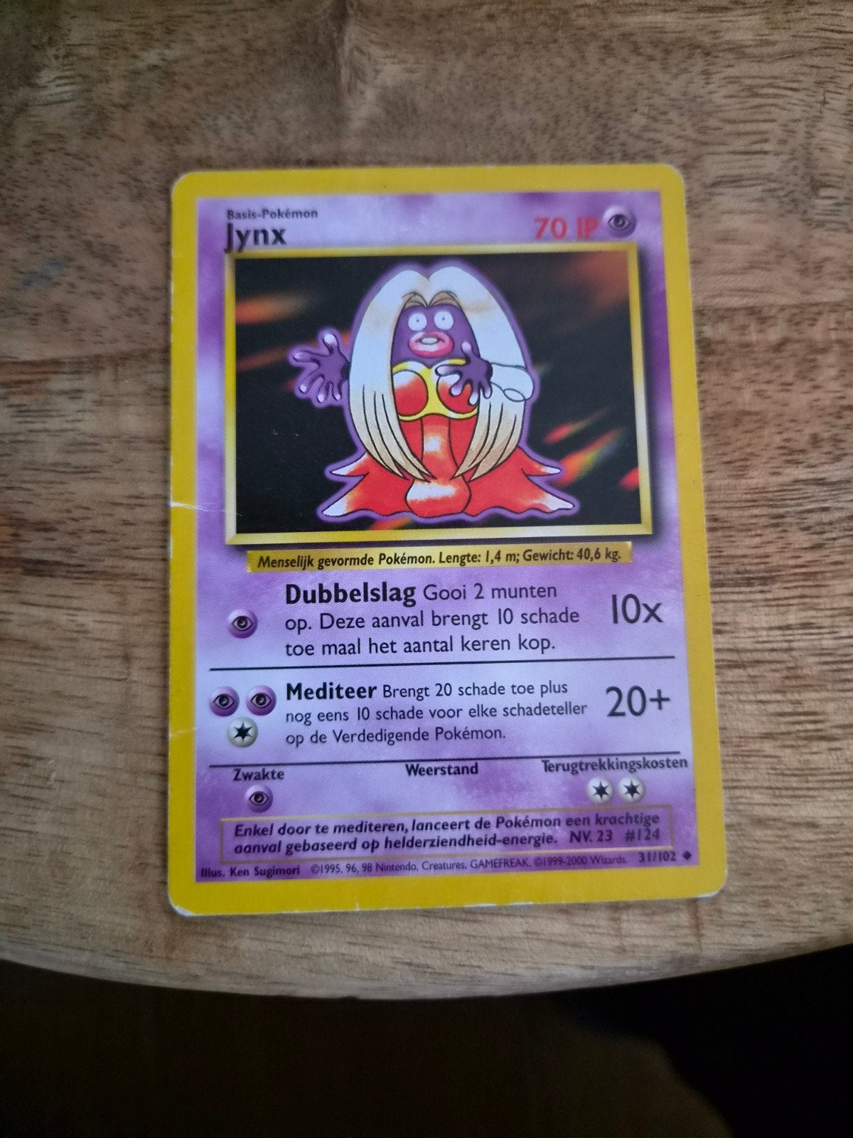 Jynx Pokémon kaart (Nederlands), Ophalen of Verzenden